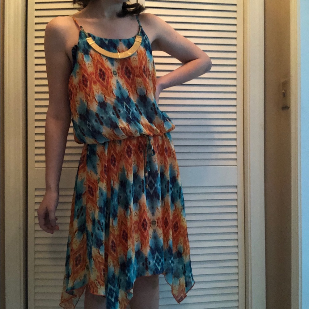 Orange Summer Dress